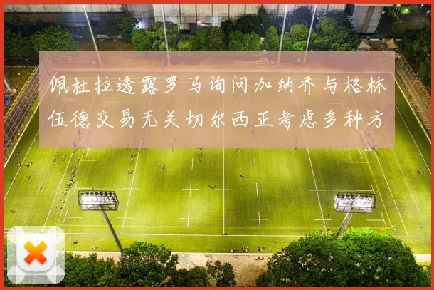 佩杜拉透露罗马询问加纳乔与格林伍德交易无关切尔西正考虑多种方案